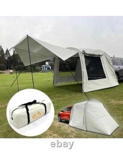 Tente de coffre de voiture pour hayon de SUV, grand auvent universel, abri de camping imperméable, Royaume-Uni