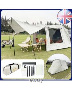 Tente de coffre de voiture pour hayon de SUV, grand auvent universel, abri de camping imperméable, Royaume-Uni