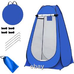 Tente de confidentialité pop-up portable pour douche, toilettes, et vestiaire en plein air pour le camping et la randonnée