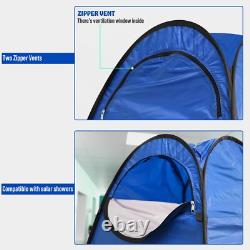 Tente de confidentialité pop-up portable pour douche, toilettes, et vestiaire en plein air pour le camping et la randonnée