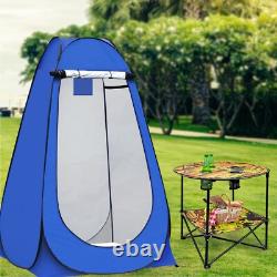 Tente de confidentialité pop-up portable pour douche, toilettes, et vestiaire en plein air pour le camping et la randonnée
