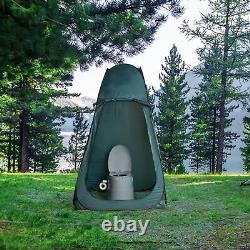 Tente de confidentialité portable extérieure pop-up pour camping, douche, toilettes, salle de change et randonnée.