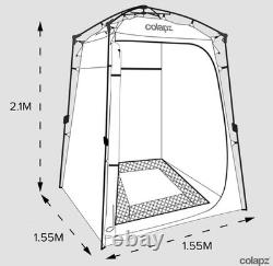 Tente de douche COLAPZ neuve et scellée, toilettes, douche, cabine de change pop-up, prix conseillé 199 £