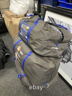 Tente de famille Hi Gear Zenobia 6, grande taille, 6 personnes, surplus d'occasion avec sac de transport.