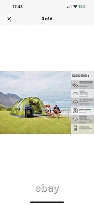 Tente de famille Vango Icarus 500 Deluxe jusqu'à 5 personnes