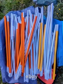 Tente de famille Vaude Badawi Long Large 2 x 3 personnes. 6 personnes