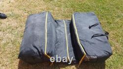 Tente de famille grande capacité pour 12 personnes avec plusieurs chambres et un espace de vie spacieux