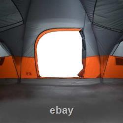 Tente de famille portable pour 9-10 personnes, tente imperméable pour camping en extérieur et festival