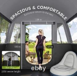 Tente de famille pour camping en plein air, grande tunnel, 8-10 personnes, immense