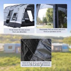 Tente de famille pour camping en plein air, grande tunnel, 8-10 personnes, immense