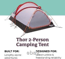 Tente de montagne Marmot 4 saisons, 2 personnes, 2 grands vestibules, ultra-stable