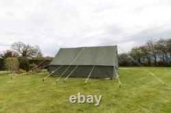Tente de patrouille 14' x 14' vert olive 44 kg et peut accueillir plus de 10 personnes