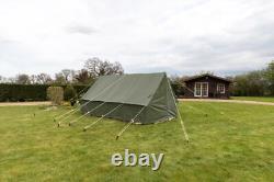 Tente de patrouille 14' x 14' vert olive 44 kg et peut accueillir plus de 10 personnes