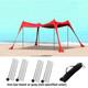 Tente De Plage Familiale, Grand Parasol Pop-up, Abri De Plage, Pare-soleil<br/>
