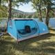 Tente De Randonn&eacute;e Solo Bleue Walplus L&eacute;g&egrave;re Et Imperm&eacute;able Pour 1 Personne