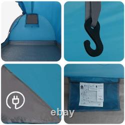 Tente de randonnée solo bleue WALPLUS légère et imperméable pour 1 personne