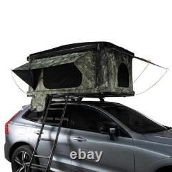 Tente de toit de voiture camouflage grande coque rigide à assistance par gaz