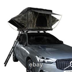 Tente de toit de voiture camouflage grande coque rigide à assistance par gaz