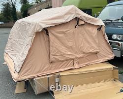Tente de toit expansible Soft Shell XL Grande beige pour camping automobile Tente de toit expansible Soft Shell XL Grande beige pour camping automobile