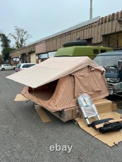 Tente de toit expansible Soft Shell XL Grande beige pour camping automobile Tente de toit expansible Soft Shell XL Grande beige pour camping automobile