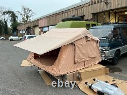Tente de toit expansible Soft Shell XL Grande beige pour camping automobile Tente de toit expansible Soft Shell XL Grande beige pour camping automobile