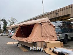 Tente de toit expansible Soft Shell XL Grande beige pour camping automobile Tente de toit expansible Soft Shell XL Grande beige pour camping automobile
