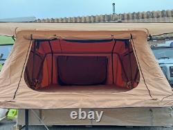 Tente de toit expansible Soft Shell XL Grande beige pour camping automobile Tente de toit expansible Soft Shell XL Grande beige pour camping automobile