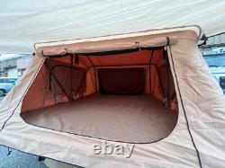 Tente de toit expansible Soft Shell XL Grande beige pour camping automobile Tente de toit expansible Soft Shell XL Grande beige pour camping automobile