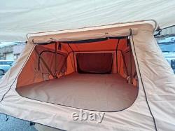 Tente de toit expansible Soft Shell XL Grande beige pour camping automobile Tente de toit expansible Soft Shell XL Grande beige pour camping automobile