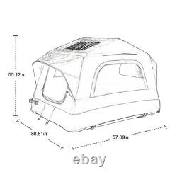 Tente de toit pour voiture SUV 2 personnes avec échelle et base gonflable pour camping Tente de toit pour voiture SUV 2 personnes avec échelle et base gonflable pour camping