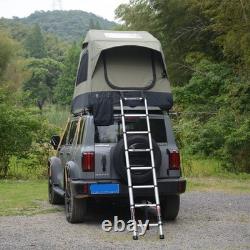 Tente de toit pour voiture SUV 2 personnes avec échelle et base gonflable pour camping Tente de toit pour voiture SUV 2 personnes avec échelle et base gonflable pour camping