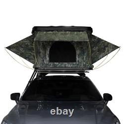 Tente de toit pour voiture grande coque rigide boîte relevable lit superposé échelle de camping 2-3 personnes