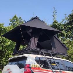 Tente de toit rigide pour 2-3 personnes avec échelle pour camping en van ou jeep