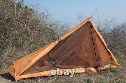 Tente de trekking TrekkerNO pour bâtons de randonnée, 1 personne, imperméable, ultralégère, verte