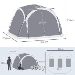 Tente dôme Outsunny pour 6 à 8 personnes avec portes en mesh zippées, reconditionnée
