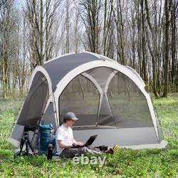 Tente dôme Outsunny pour 6 à 8 personnes avec portes en mesh zippées, reconditionnée