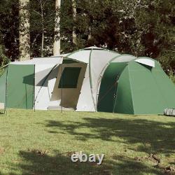 Tente dôme familiale WALPLUS 12 personnes verte imperméable pour camping en plein air