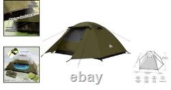 Tente dôme imperméable 2-4 personnes à montage rapide pour aventures en camping
