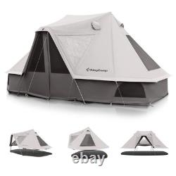 Tente en forme de cloche KingCamp Khan Villa 4 saisons pour 4-6 personnes