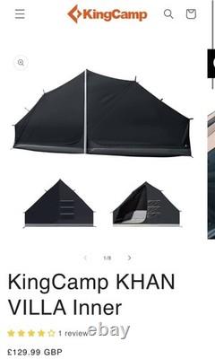 Tente en forme de cloche KingCamp Khan Villa 4 saisons pour 4-6 personnes