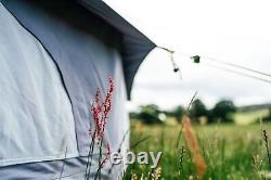 Tente en toile de 5 m, tente Bell, tipi/tipi, glamping extérieur, grande grise