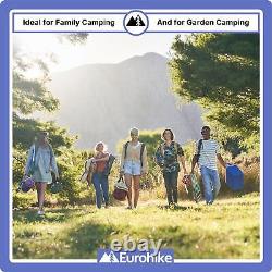 Tente étanche Eurohike Pop 400 à double peau, tente pop-up, équipement de camping