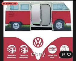 Tente familiale 4 personnes VW Campervan Rouge