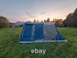 Tente familiale Khyam Cleveland 6 personnes, grande tente, en très bon état, tapis de sol supplémentaire, bleue