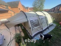Tente familiale Outwell Bear Lake 6 en polycoton avec extras, tapis et quelques câbles