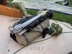 Tente familiale Outwell Bear Lake 6 en polycoton avec extras, tapis et quelques câbles