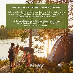 Tente familiale Skandika Hammerfest 4 personnes/ hommes Dôme de camping auvent bleu neuf