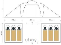 Tente familiale Skandika Hammerfest 6 places Protect Vis-A-Vis (SKA0001)