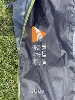 Tente familiale Vango Apollo 500 pour 5 personnes avec grand porche Fresh & Black
