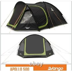 Tente familiale Vango Apollo 500 pour 5 personnes avec grande véranda